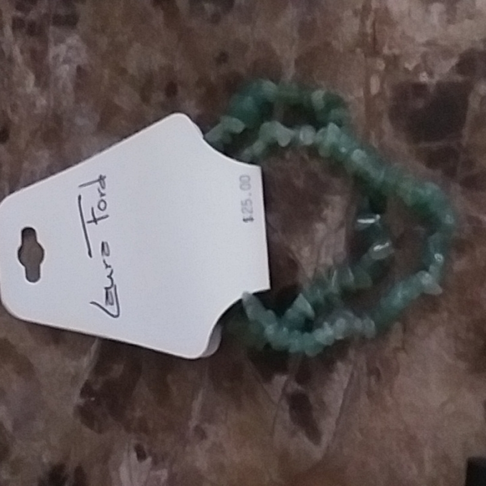 NWT Laura Ford Stone Bracelet